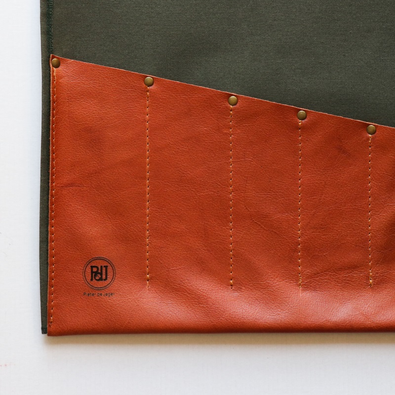 Knife bag_Wax_Olive Green -2