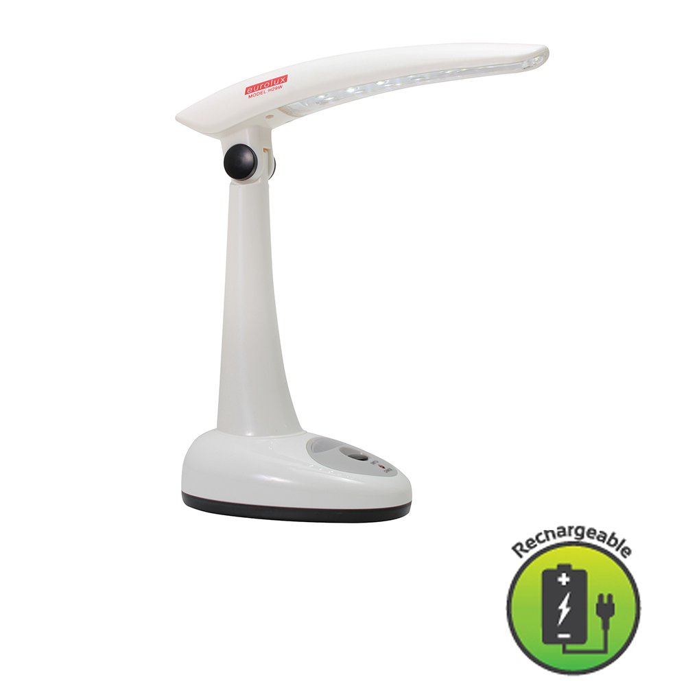 H29W Eurolux LED Rechargeable Lamp H29 White