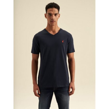 Polo Michael V Neck Navy T-Shirt