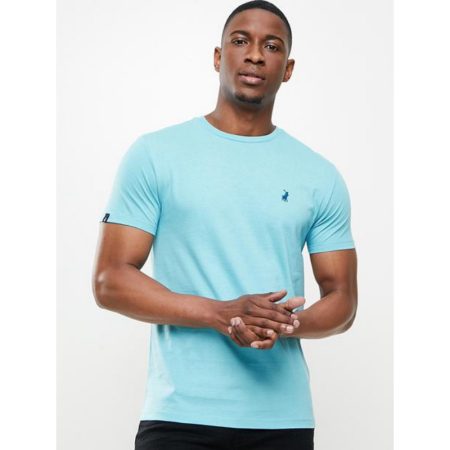 Polo Lucas Crew Neck Aqua T-Shirt