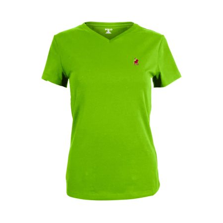 POLO KELLY VEE NECK TEE GREEN
