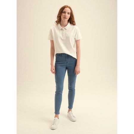 POLO JEAN MID RISE SLIM LEG