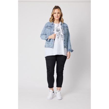 THREADZ DENIM JACKET LIGHT BLUE