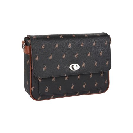 Polo Classic Flapover Bag Black