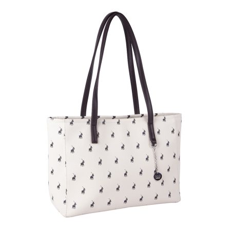 Polo Classic Medium Market Tote Cream