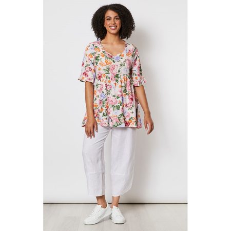 THREADZ MULTI FLORAL BLOUSE