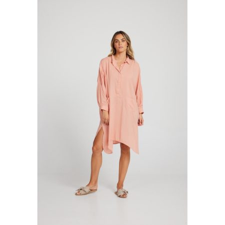 HOLIDAY HAYMAN OVERSHIRT TERRACOTTA