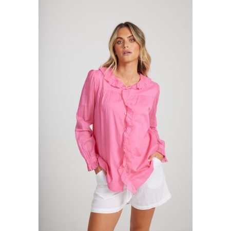 HOLIDAY HOT PINK BUCCANEER SHIRT