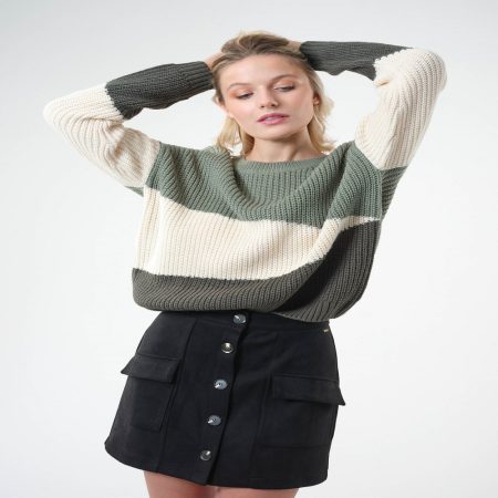 MELINE COLOUR BLOCK SWEATER